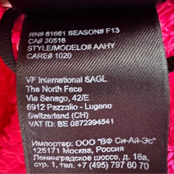 The North Face Women’s Pink Osito Fleece Jacket, M - Picture 8 of 9